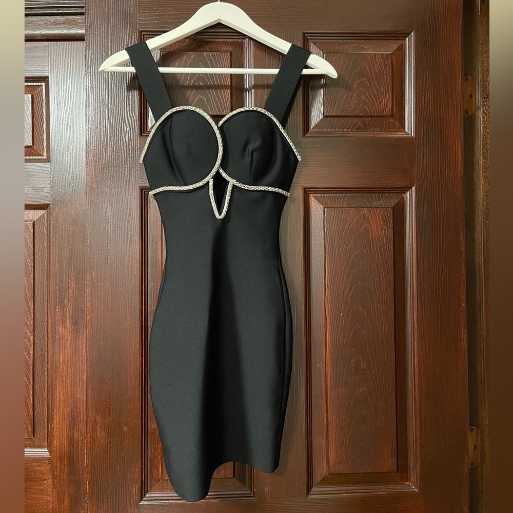Akira Black Bandage Dress